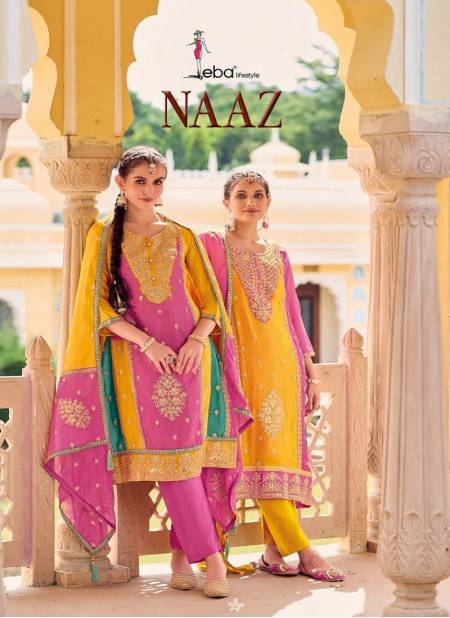 Naaz By Eba Lifestyle Heavy Chinon Salwar Kameez Catalog